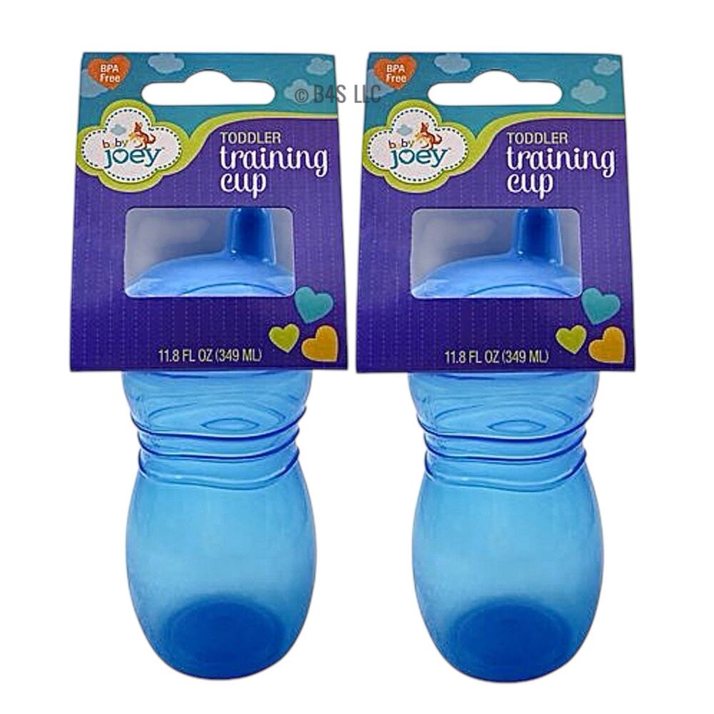 Baby Joey Toddler Training Cup Set of 2 Spill Proof Sippy Cups